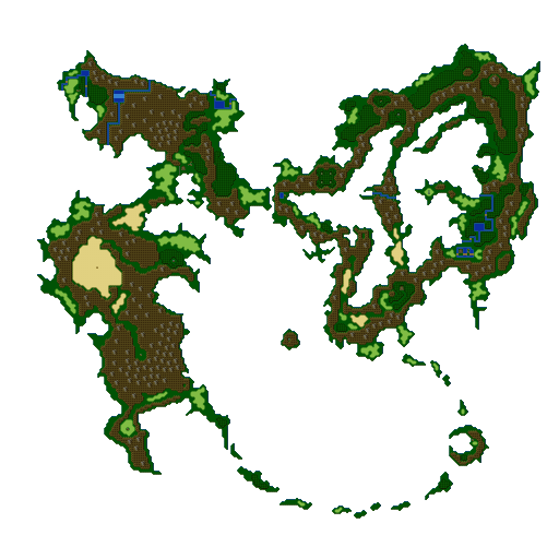Final Fantasy V World Map World Map Atlas.